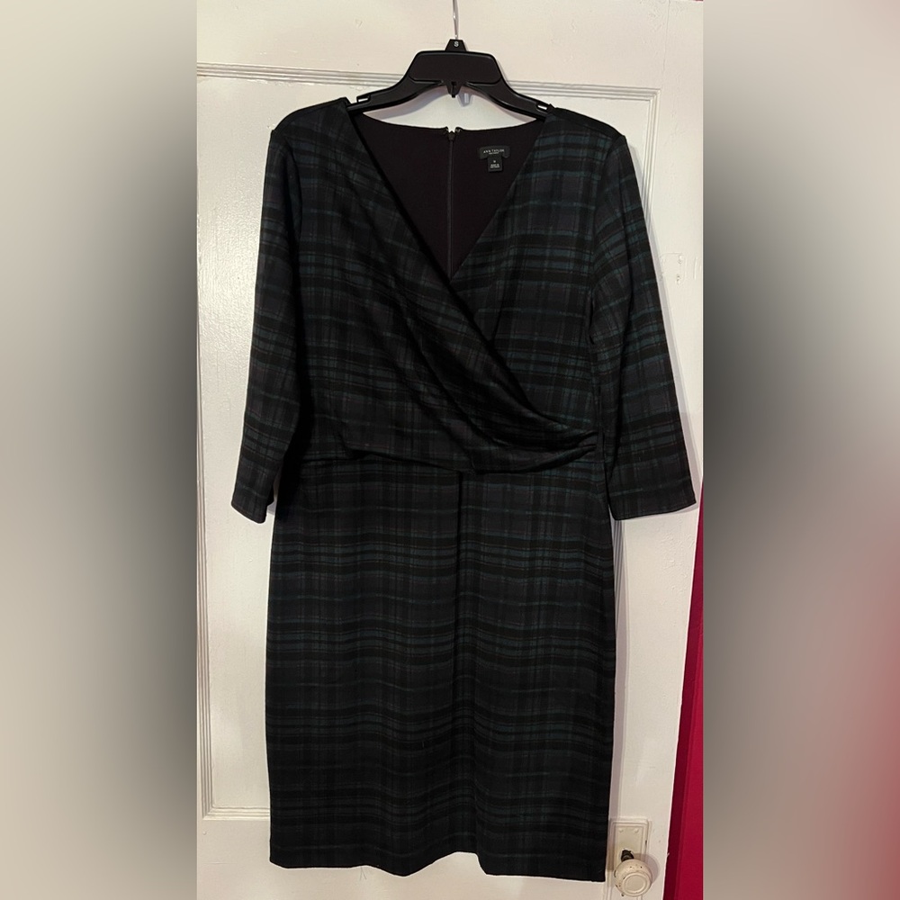 Ann Taylor Plaid Dress